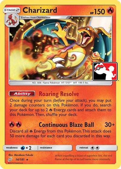 Charizard (14/181) (Library Exclusive) [Sun & Moon: Team Up] | Gamers Paradise