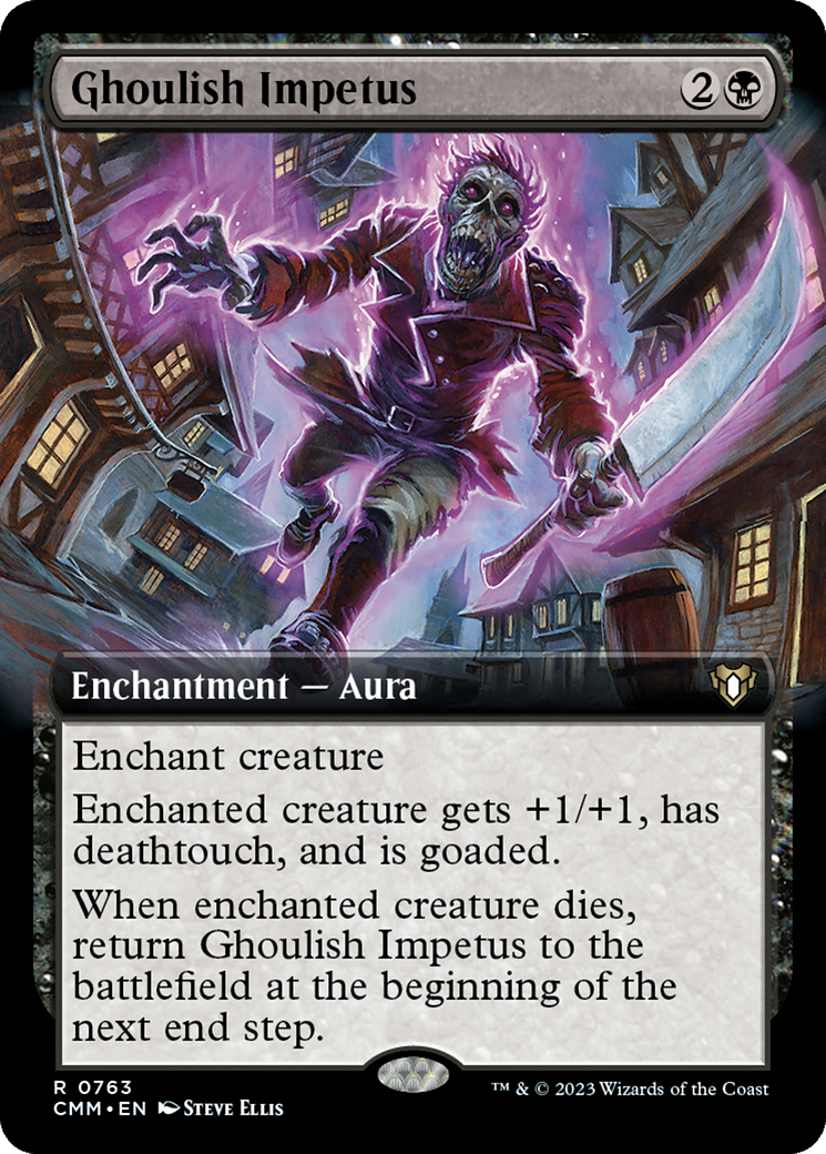 Ghoulish Impetus (Extended Art) [Commander Masters] | Gamers Paradise