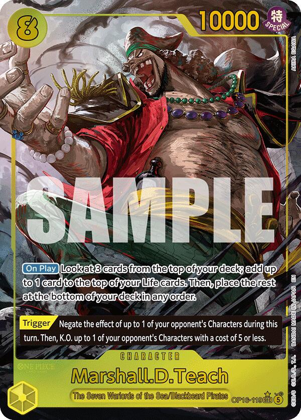 Marshall.D.Teach (Alternate Art) [The Time of Battle] | Gamers Paradise