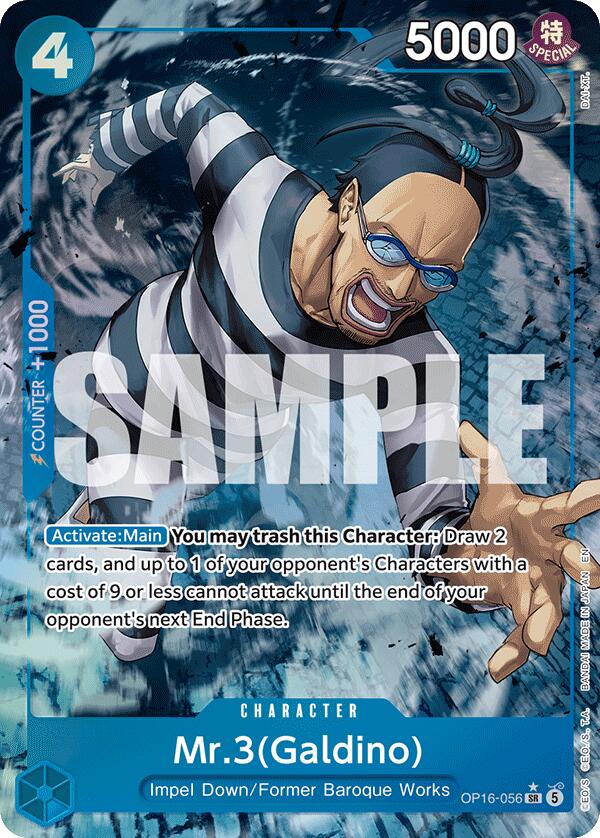 Mr.3(Galdino) (Alternate Art) [The Time of Battle] | Gamers Paradise