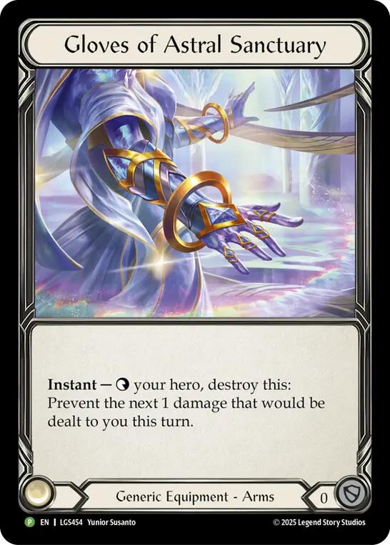 Gloves Of Astral Sanctuary [LGS454] (Promo)  Cold Foil | Gamers Paradise