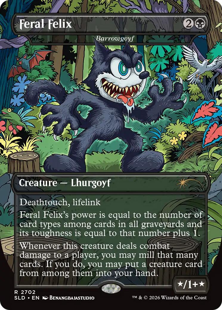 Feral Felix - Barrowgoyf [Secret Lair Drop Series] | Gamers Paradise