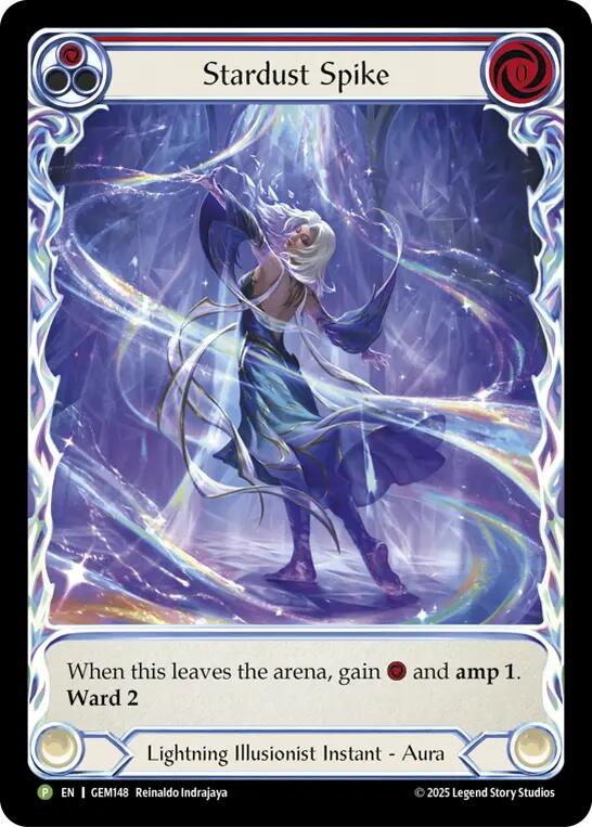 Stardust Spike (Red) [GEM148-CF] (GEM Pack 5)  Cold Foil | Gamers Paradise