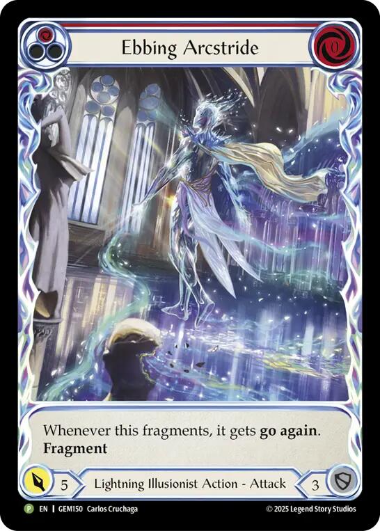 Ebbing Arcstride (Red) [GEM150] (Gem Pack 5)  Rainbow Foil | Gamers Paradise