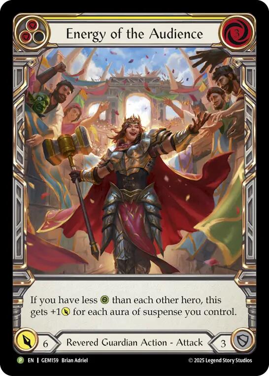 Energy of the Audience (Yellow) [GEM159] (GEM Pack 5) | Gamers Paradise