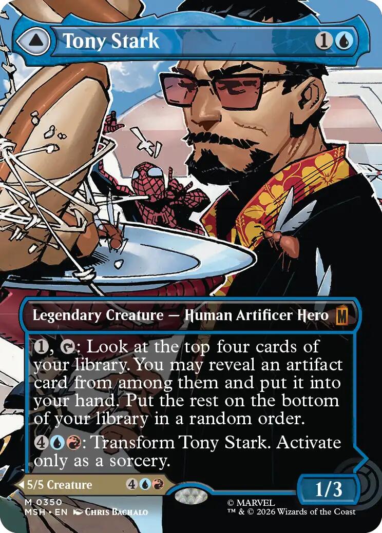 Tony Stark (Borderless) (0350) [Marvel Super Heroes] | Gamers Paradise