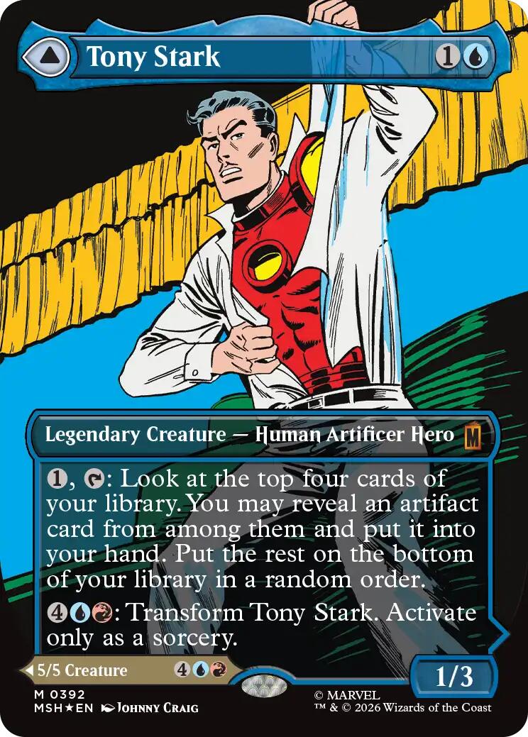 Tony Stark (Borderless) (0392) [Marvel Super Heroes] | Gamers Paradise