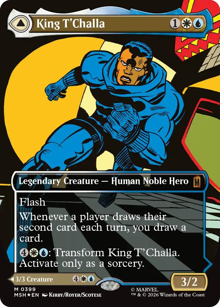 King T'Challa (Borderless) (0399) [Marvel Super Heroes] | Gamers Paradise