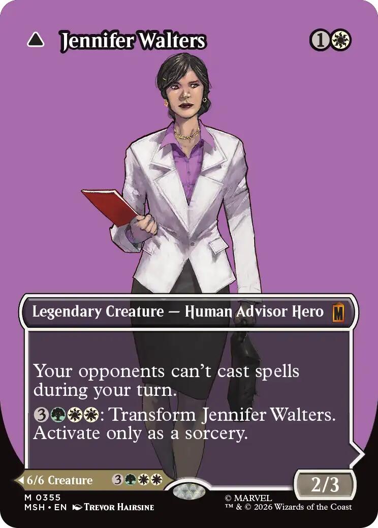Jennifer Walters // The Sensational She-Hulk (Borderless) (0355) [Marvel Super Heroes] | Gamers Paradise