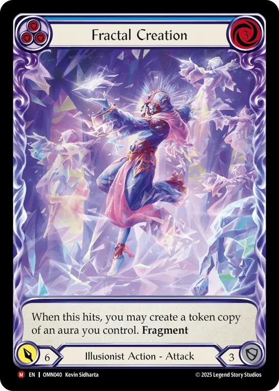 Fractal Creation (Extended Art) [OMN040] (Omens of the Third Age)  Cold Foil | Gamers Paradise