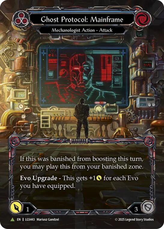 Ghost Protocol: Mainframe (Marvel) [LGS443] (Promo)  Cold Foil | Gamers Paradise
