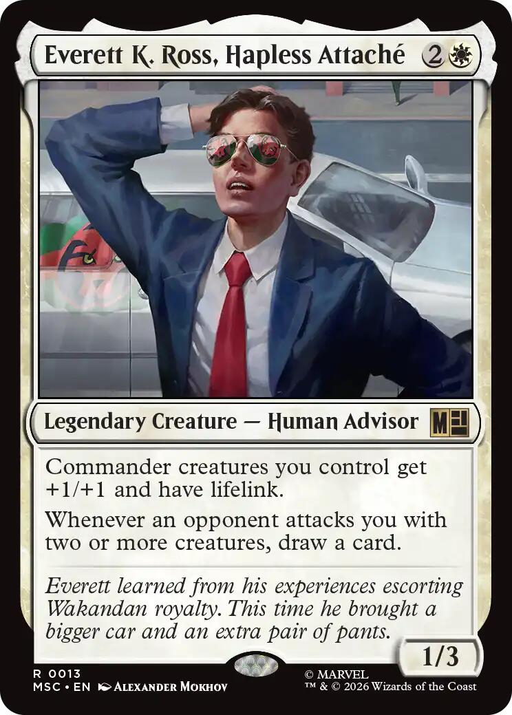 Everett K. Ross, Hapless Attache (Surge Foil) [Marvel Super Heroes Commander] | Gamers Paradise