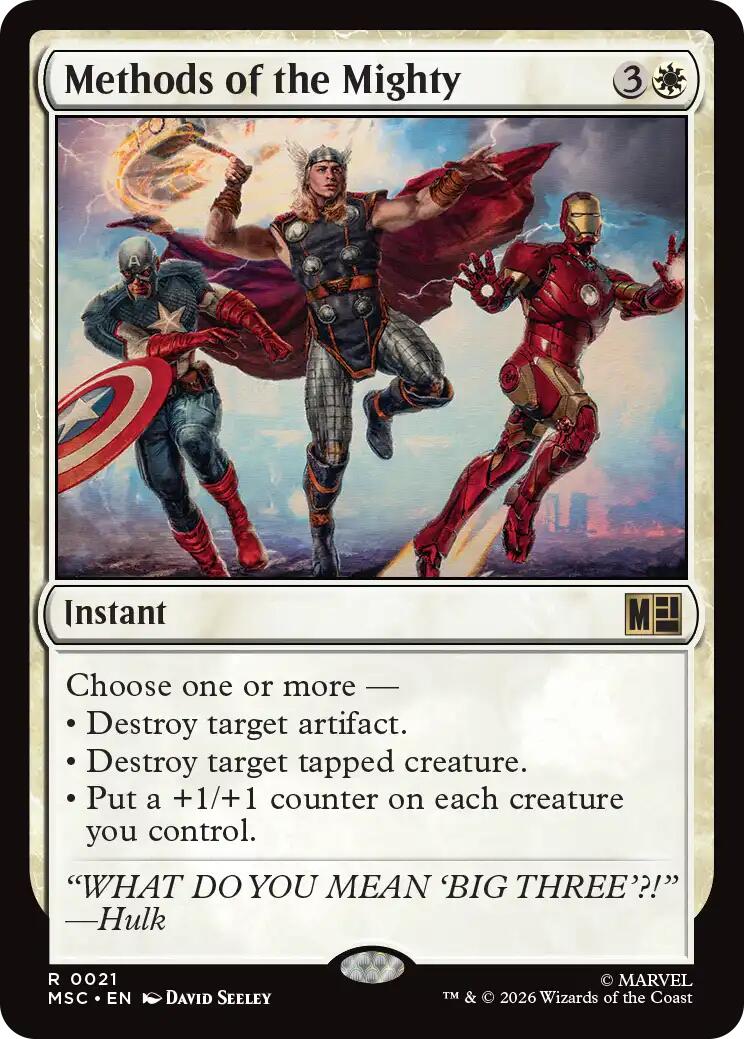 Methods of the Mighty (Surge Foil) [Marvel Super Heroes Commander] | Gamers Paradise