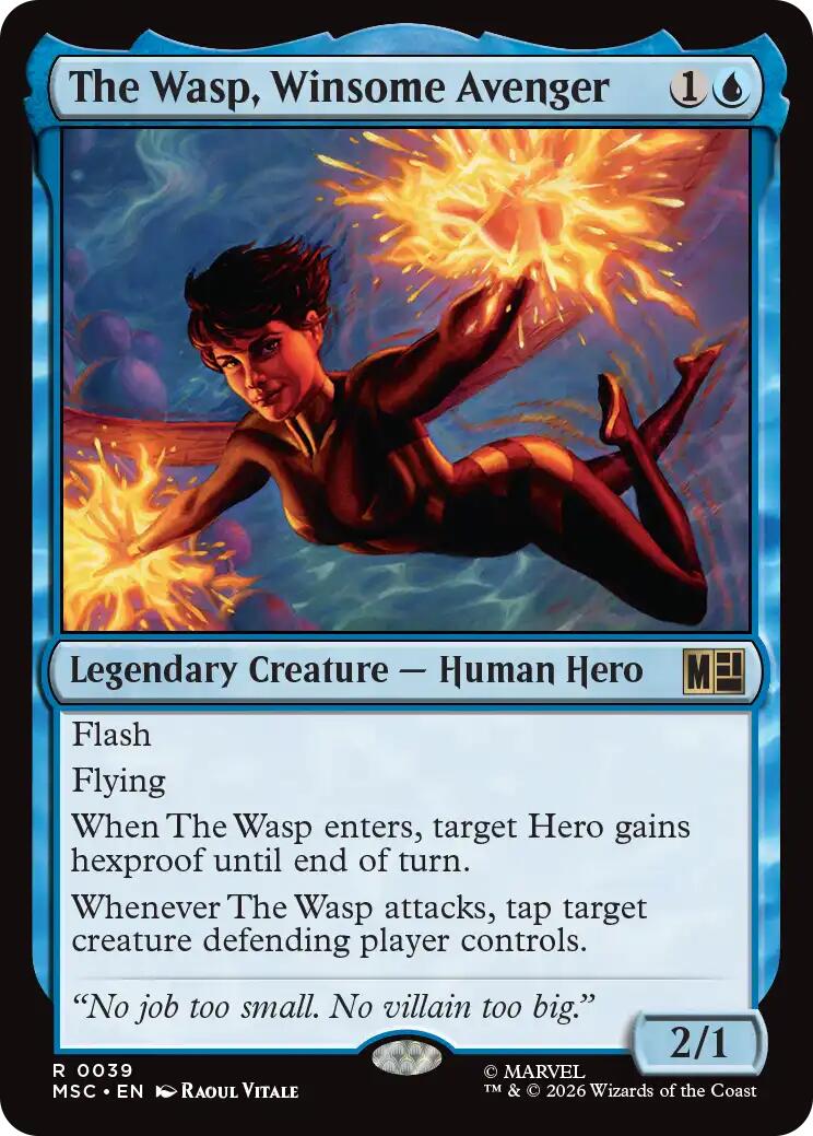 The Wasp, Winsome Avenger (Surge Foil) [Marvel Super Heroes Commander] | Gamers Paradise