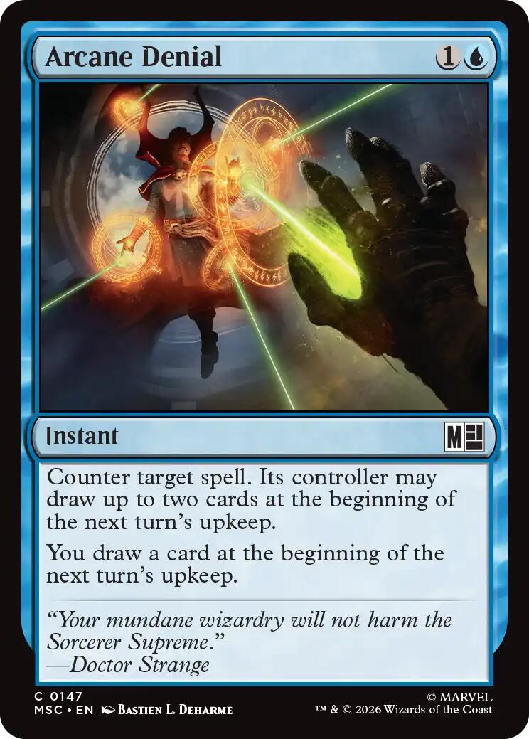 Arcane Denial (Surge Foil) [Marvel Super Heroes Commander] | Gamers Paradise