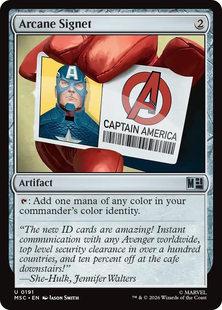 Arcane Signet (0191) (Surge Foil) [Marvel Super Heroes Commander] | Gamers Paradise