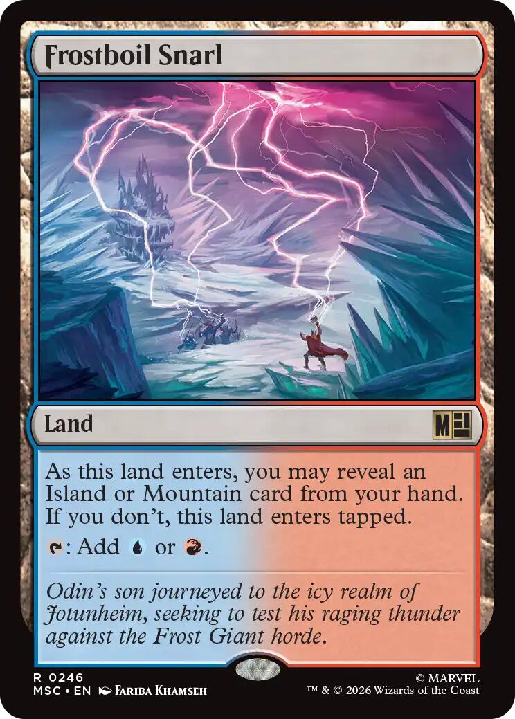 Frostboil Snarl (Surge Foil) [Marvel Super Heroes Commander] | Gamers Paradise