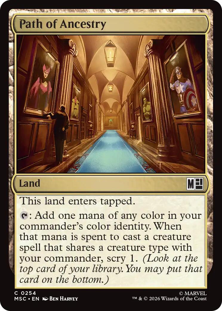 Path of Ancestry (Surge Foil) [Marvel Super Heroes Commander] | Gamers Paradise