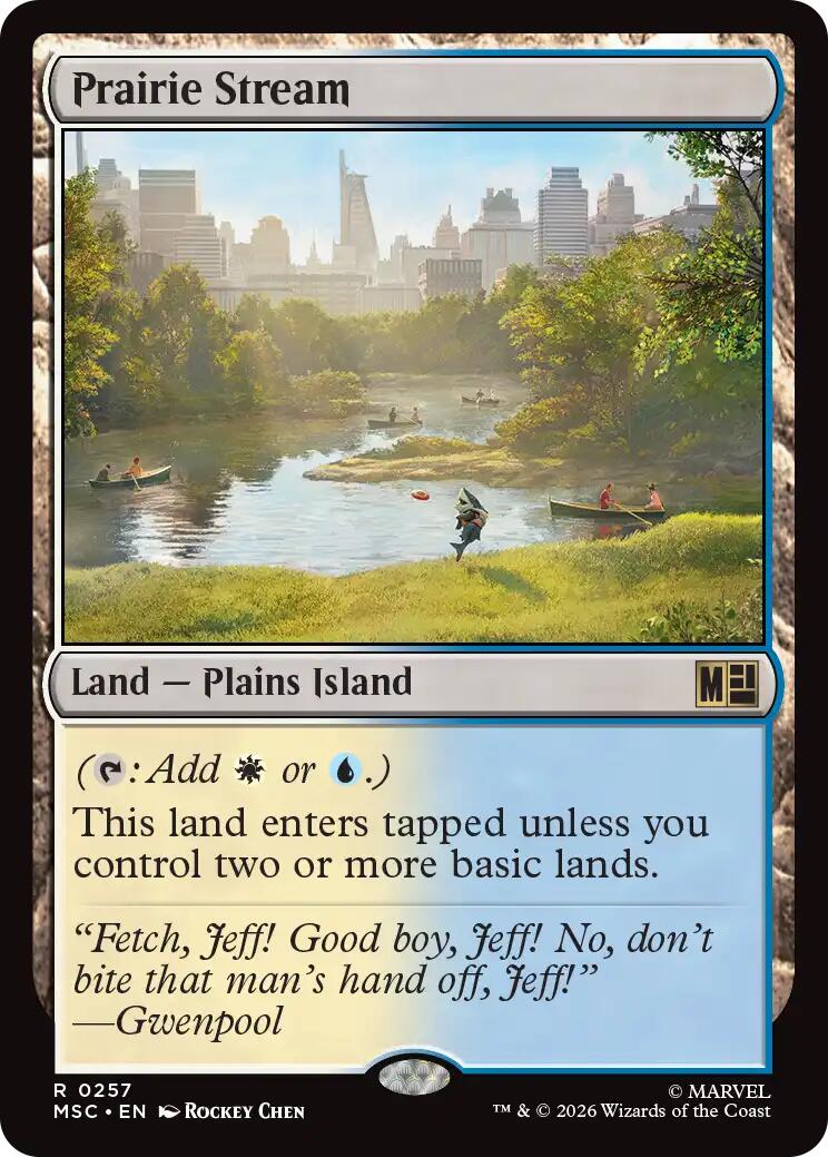 Prairie Stream (Surge Foil) [Marvel Super Heroes Commander] | Gamers Paradise