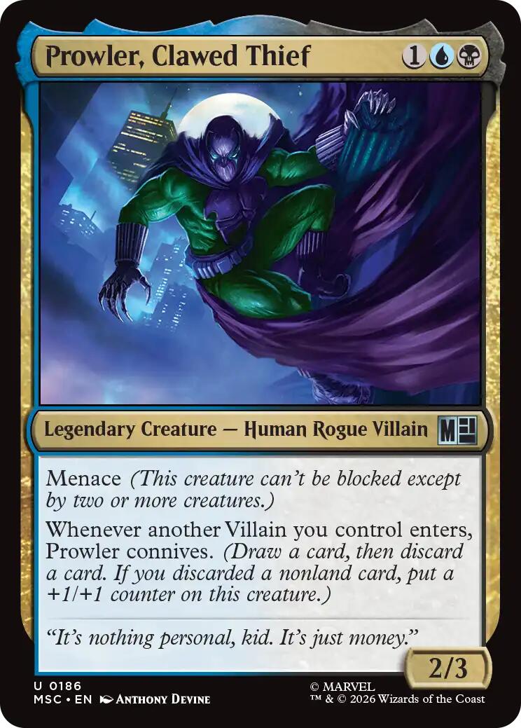 Prowler, Clawed Thief [Marvel Super Heroes Commander] | Gamers Paradise