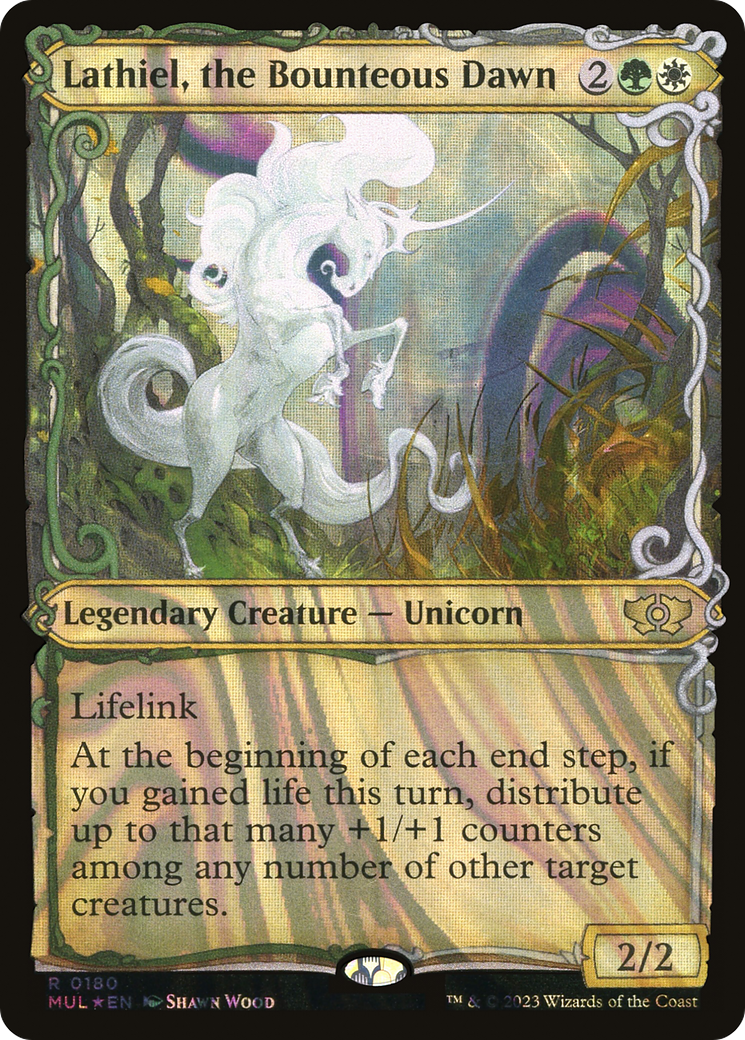 Lathiel, the Bounteous Dawn (Halo Foil) [Multiverse Legends] | Gamers Paradise