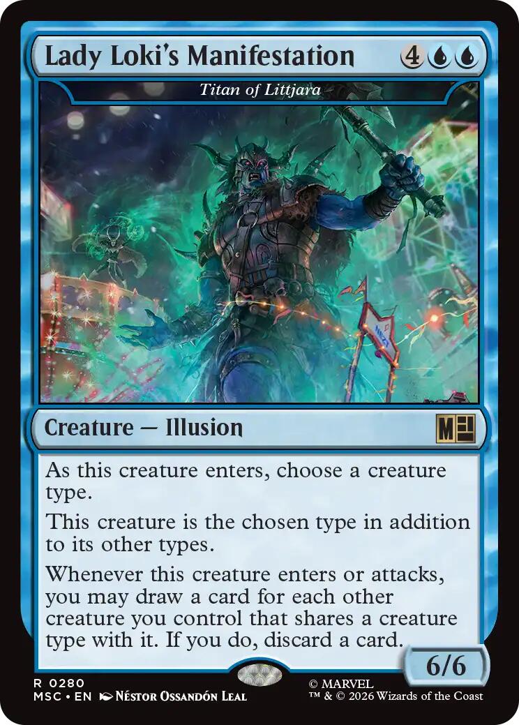 Lady Loki's Manifestation - Titan of Littjara (Surge Foil) [Marvel Super Heroes Commander] | Gamers Paradise