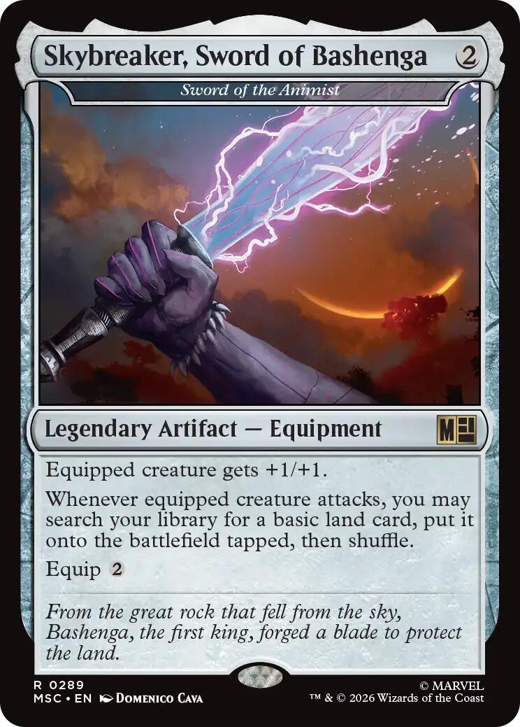 Skybreaker, Sword of Bashenga - Sword of the Animist [Marvel Super Heroes Commander] | Gamers Paradise