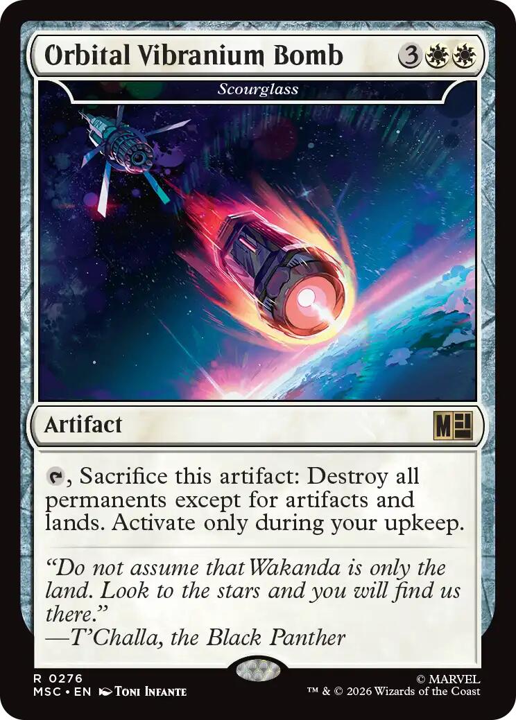 Orbital Vibranium Bomb - Scourglass (Surge Foil) [Marvel Super Heroes Commander] | Gamers Paradise