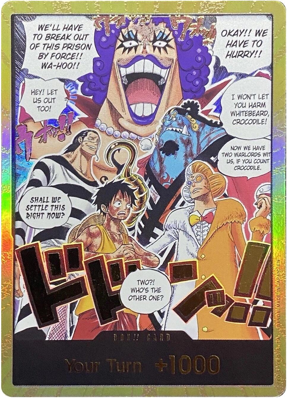 DON!! Card (Alternate Art) (Gold) [The Time of Battle] | Gamers Paradise