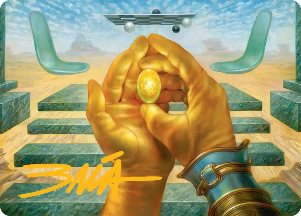 The Mind Stone Art Card (Gold-Stamped Signature) [Marvel Super Heroes Art Series] | Gamers Paradise