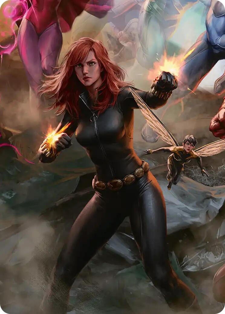 Black Widow, Intel Expert Art Card [Marvel Super Heroes Art Series] | Gamers Paradise