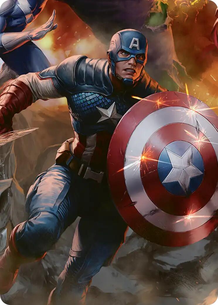 Captain America, Unbowed Art Card [Marvel Super Heroes Art Series] | Gamers Paradise