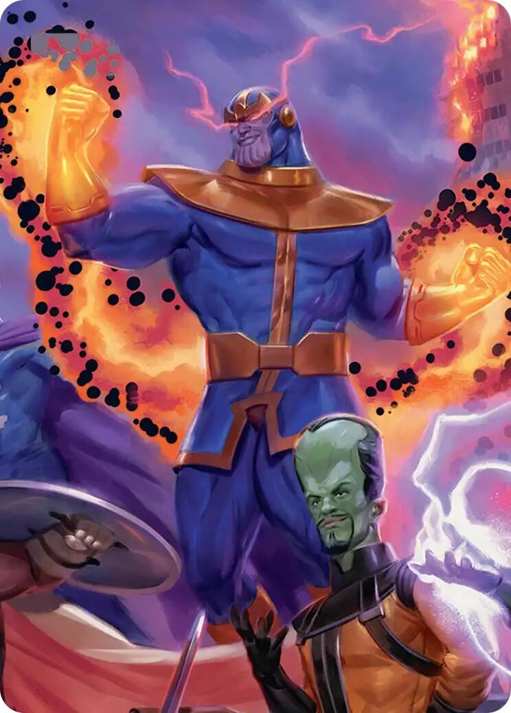 Thanos, Death's Consort Art Card [Marvel Super Heroes Art Series] | Gamers Paradise