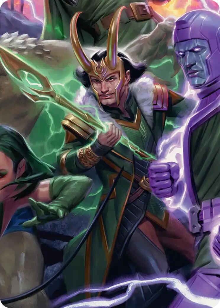 Loki, God of Lies Art Card [Marvel Super Heroes Art Series] | Gamers Paradise
