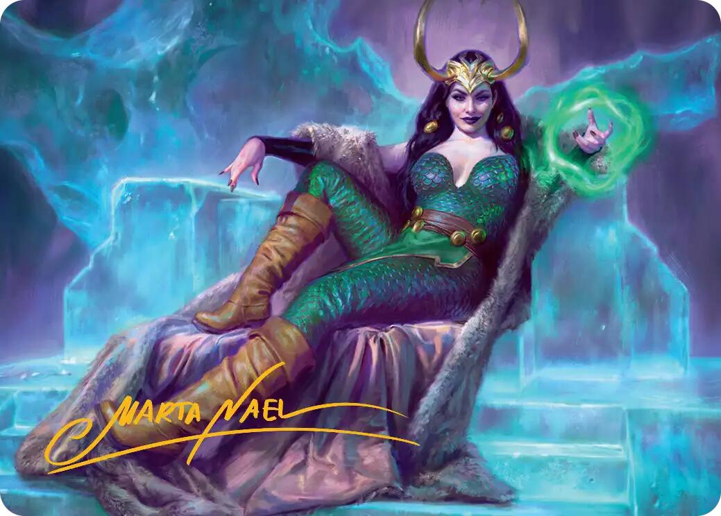 Lady Loki, Agent of Chaos Art Card (Gold-Stamped Signature) [Marvel Super Heroes Art Series] | Gamers Paradise