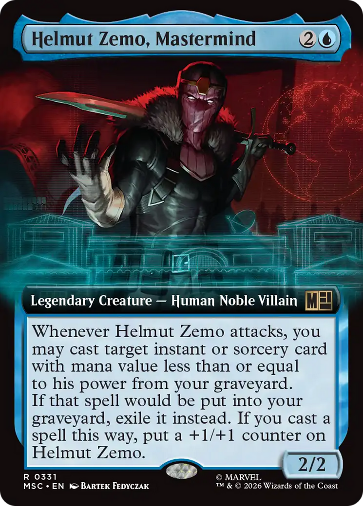 Helmut Zemo, Mastermind (Extended Art) [Marvel Super Heroes Commander] | Gamers Paradise