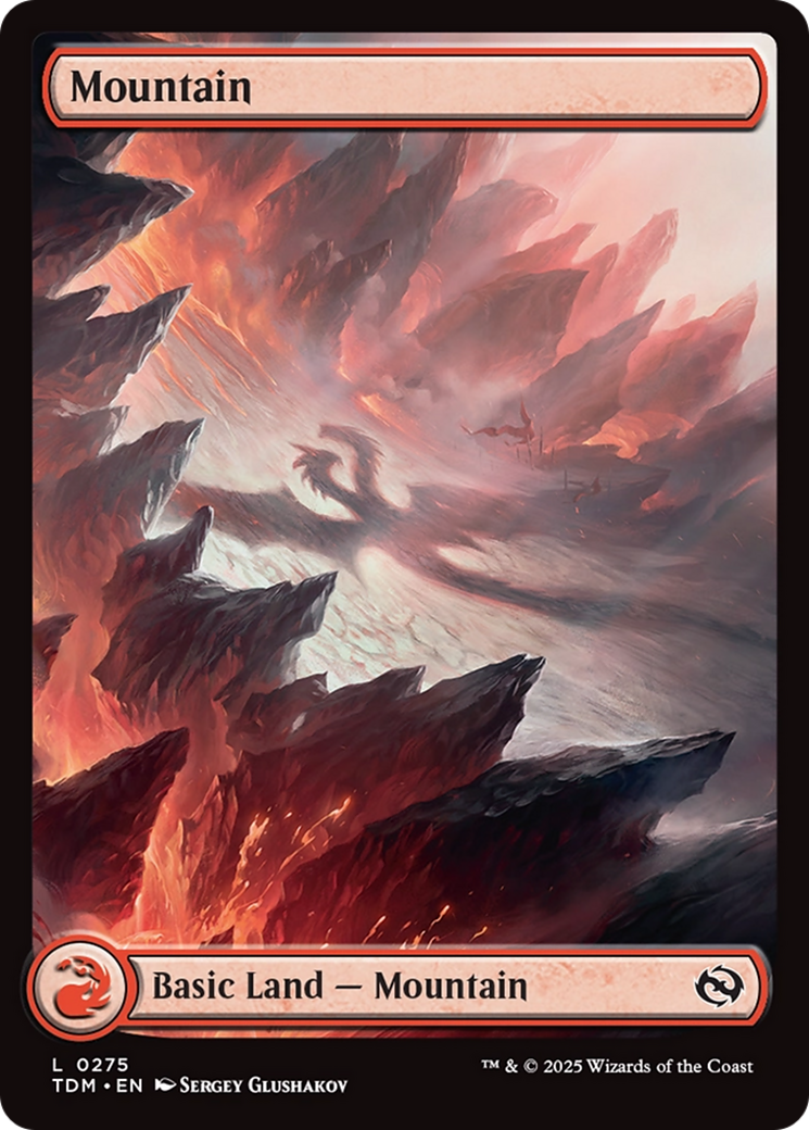 Mountain (0275) [Tarkir: Dragonstorm] | Gamers Paradise
