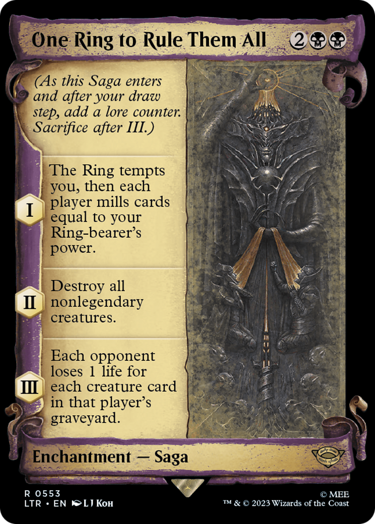 One Ring to Rule Them All [The Lord of the Rings: Tales of Middle-Earth Showcase Scrolls] | Gamers Paradise