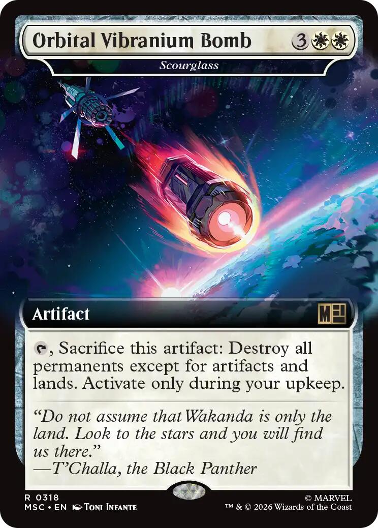 Orbital Vibranium Bomb - Scourglass (Extended Art) [Marvel Super Heroes Commander] | Gamers Paradise