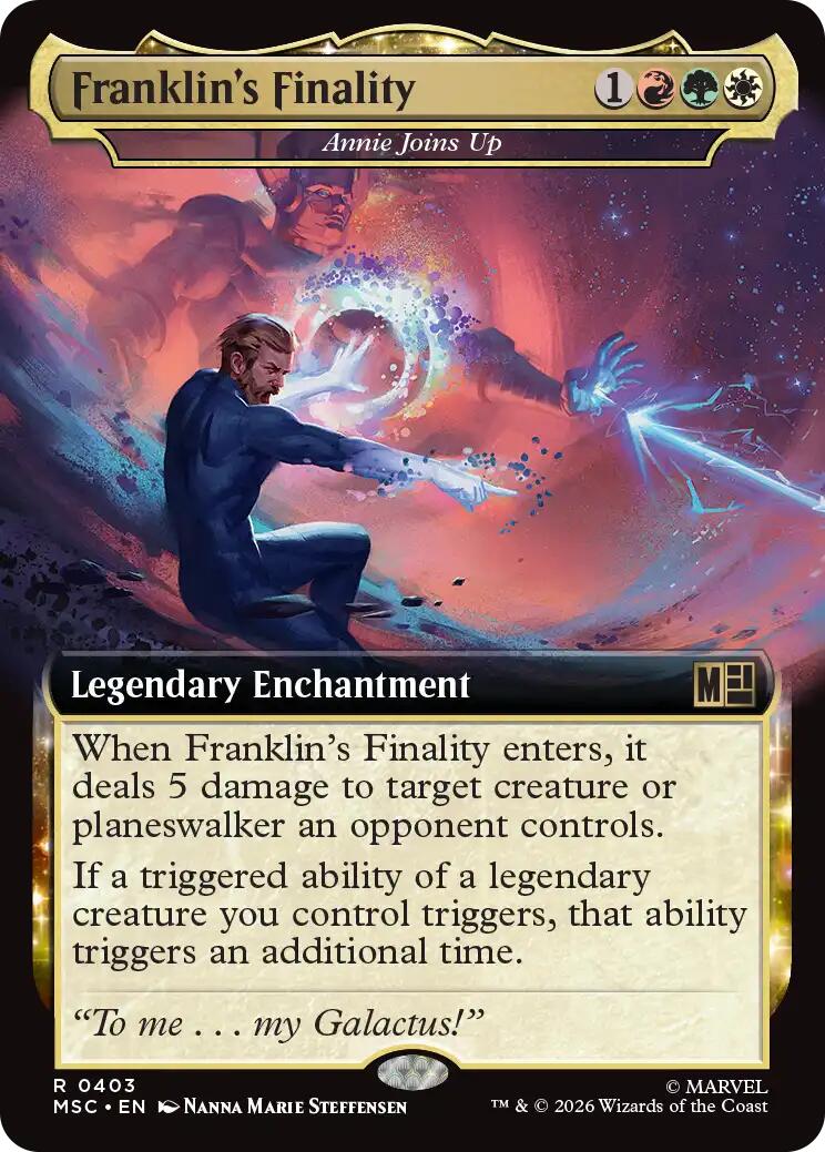 Franklin's Finality - Annie Joins Up (Extended Art) [Marvel Super Heroes Commander] | Gamers Paradise