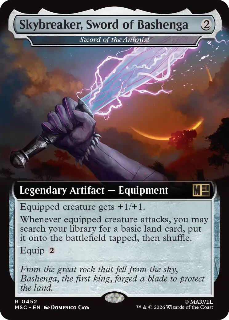 Skybreaker, Sword of Bashenga - Sword of the Animist (Extended Art) [Marvel Super Heroes Commander] | Gamers Paradise