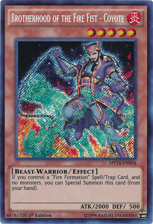 Brotherhood of the Fire Fist - Coyote [MP14-EN054] Secret Rare | Gamers Paradise