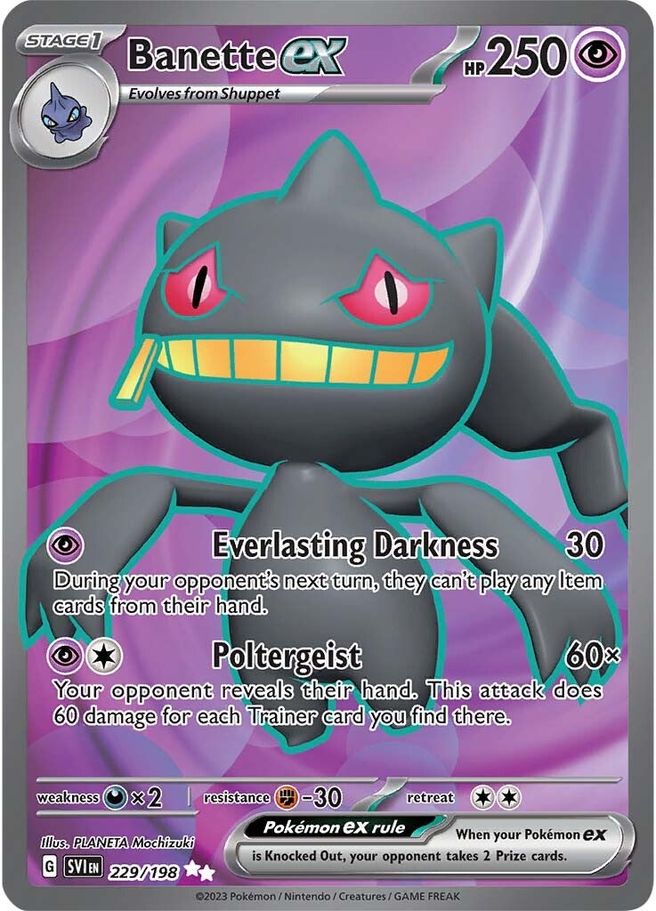 Banette ex (229/198) [Scarlet & Violet: Base Set] | Gamers Paradise