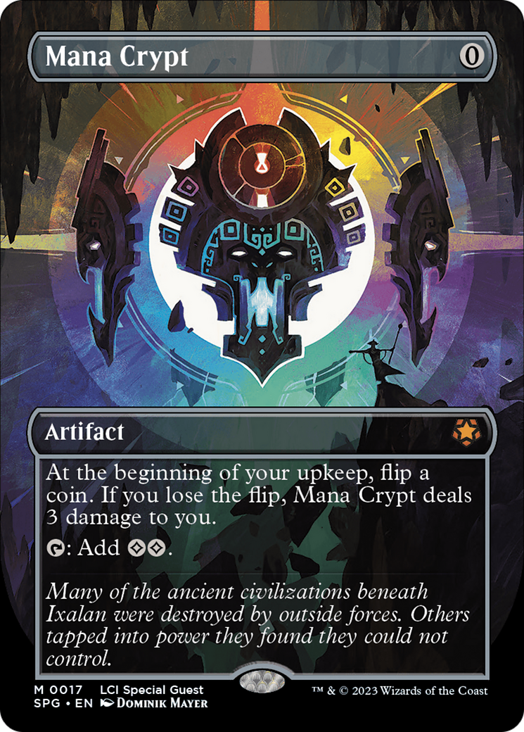 Mana Crypt (Borderless) [The Lost Caverns of Ixalan Special Guests] | Gamers Paradise