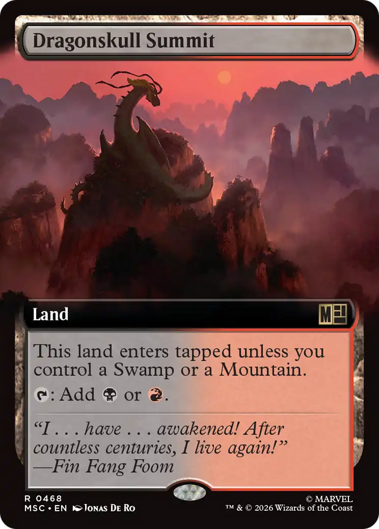 Dragonskull Summit (Extended Art) [Marvel Super Heroes Commander] | Gamers Paradise