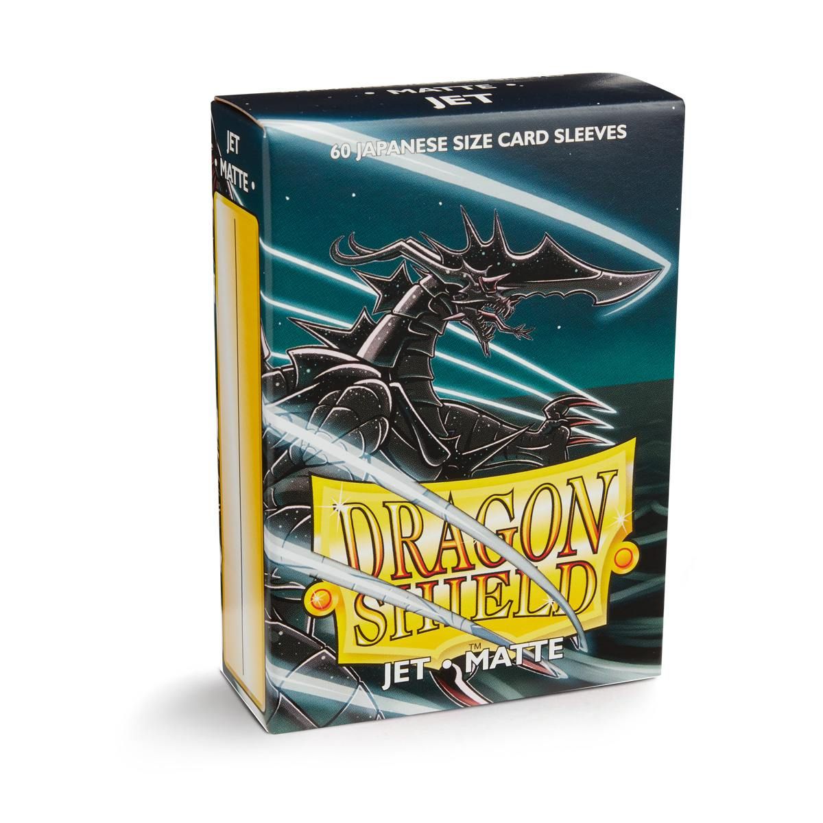 Dragon Shield: Japanese Size 60ct Sleeves - Jet (Matte) | Gamers Paradise