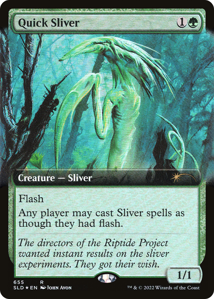 Quick Sliver (Extended Art) [Secret Lair Drop Promos] | Gamers Paradise