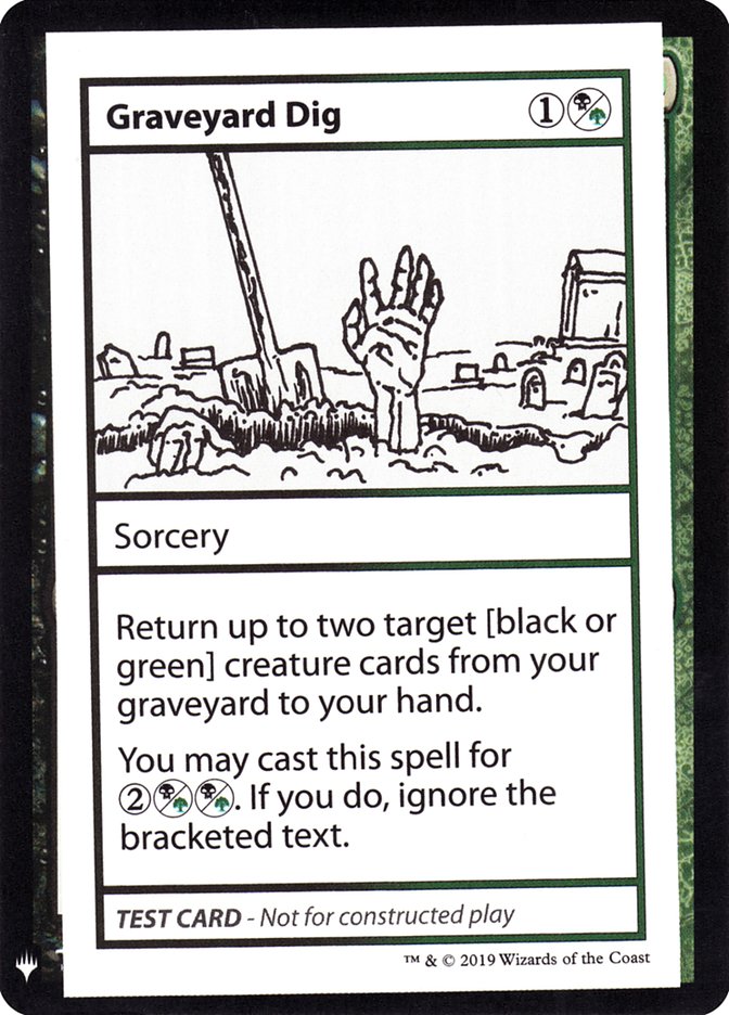 Graveyard Dig [Mystery Booster Playtest Cards] | Gamers Paradise