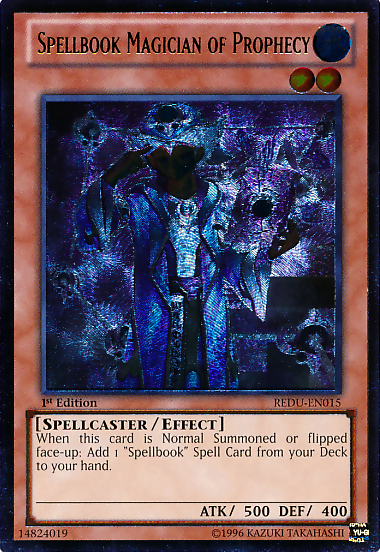 Spellbook Magician of Prophecy [REDU-EN015] Ultimate Rare | Gamers Paradise