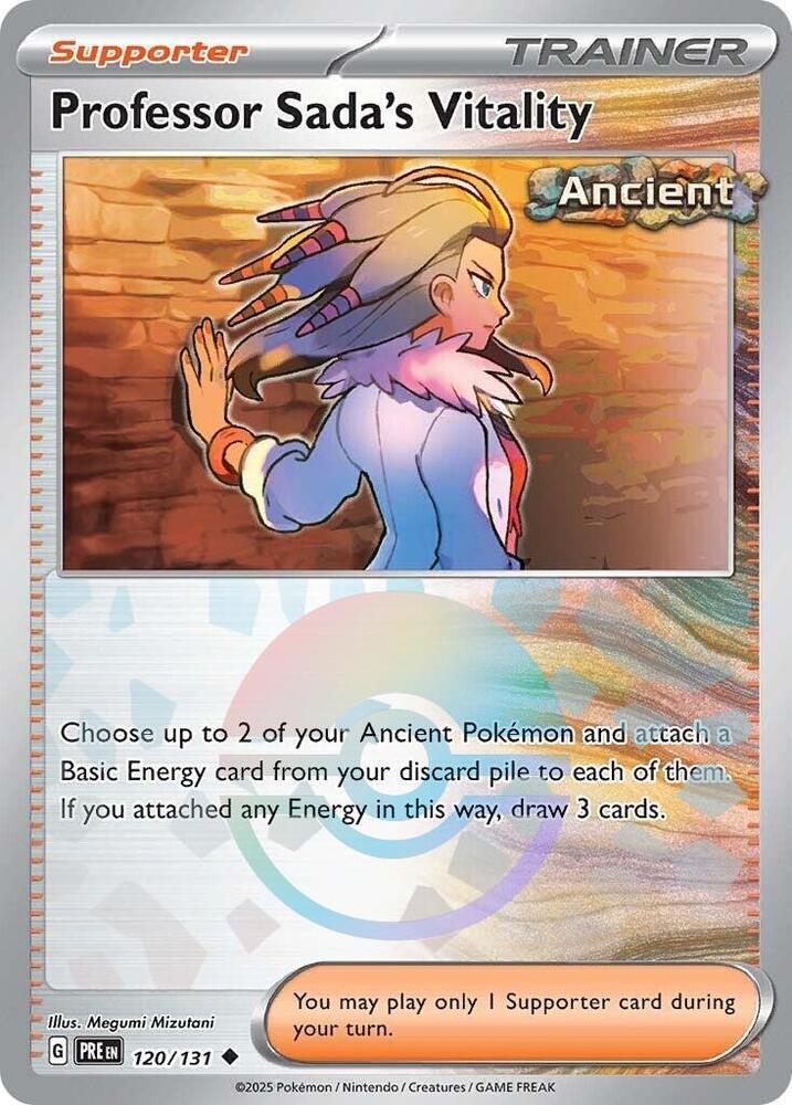 Professor Sada's Vitality (120/131) (Poke Ball Pattern) [Scarlet & Violet: Prismatic Evolutions] | Gamers Paradise